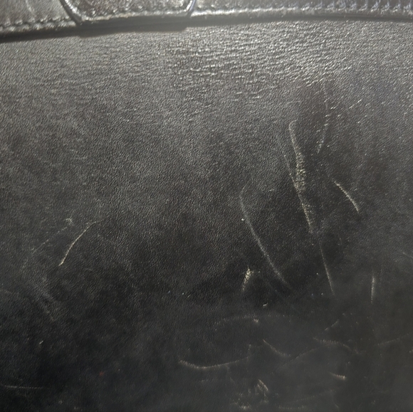 Salvatore Ferragamo Black Leather "Mob Wives" Handbag With Studs - Picture 11 of 11